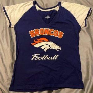 Size large Denver Broncos shirt.
